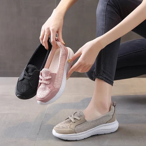 Damskie Wsuwane Sneakersy Casual