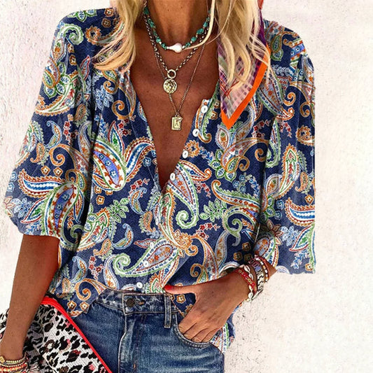 SAMANTHA | Blusa étnica vintage