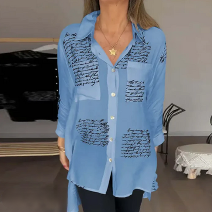 Helena - Blusa abotonada elegante y cómoda