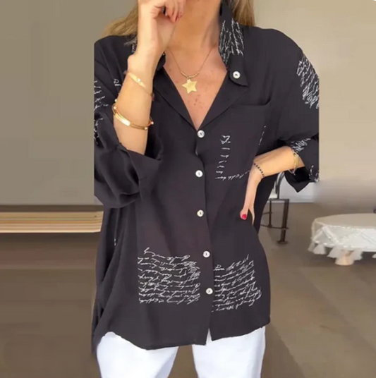 Helena - Blusa abotonada elegante y cómoda