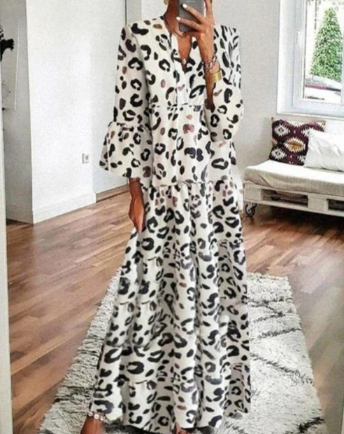Vestido de leopardo