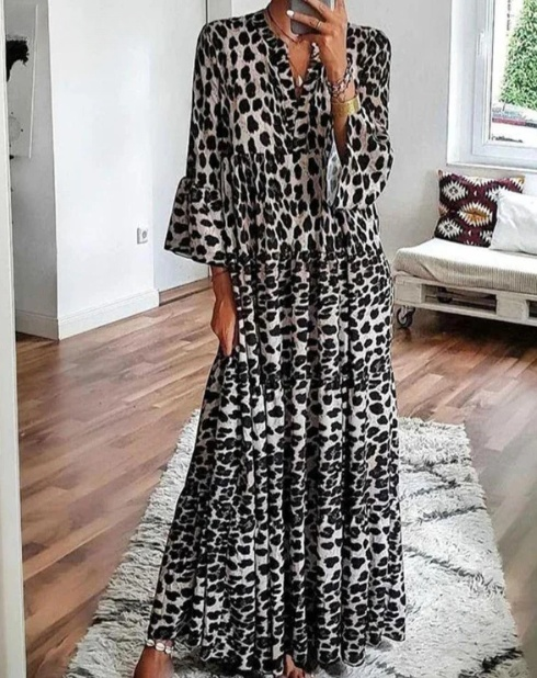 Vestido de leopardo
