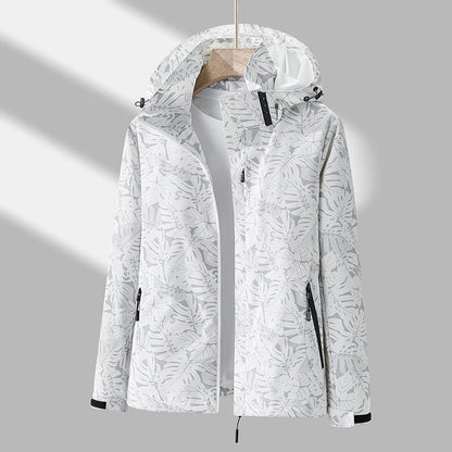CALSEY | CORTAVIENTOS IMPERMEABLE CON ESTAMPADO DE CAMUFLAJE
