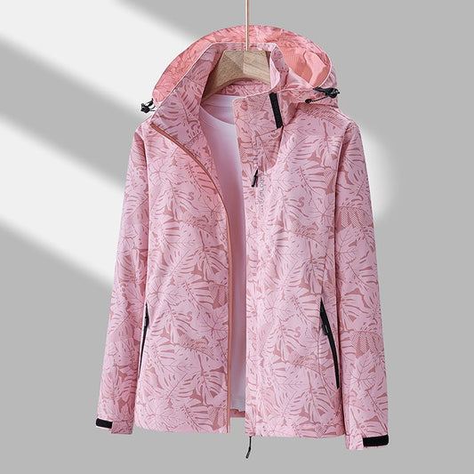 CALSEY | CORTAVIENTOS IMPERMEABLE CON ESTAMPADO DE CAMUFLAJE