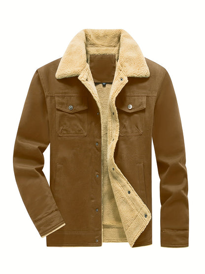 Chaqueta de invierno con capucha para hombre | Ideal para actividades al aire libre en invierno