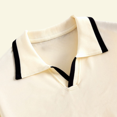Męska Dzianinowa Koszulka Polo