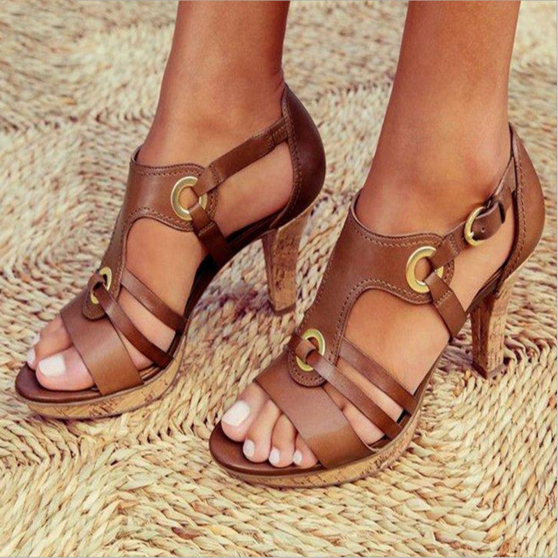 Silvia® | Cómodas sandalias de tacón alto