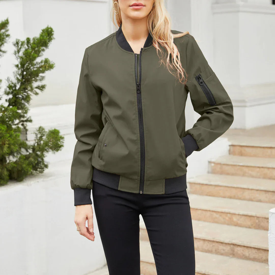 Chaqueta Varcity | chaqueta bomber casual para mujer