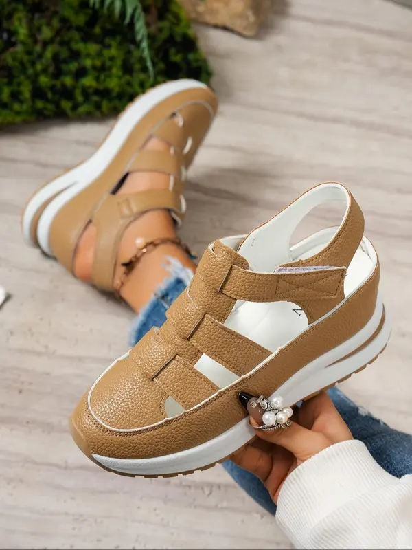 Damskie Sandały Sneakersy na Platformie