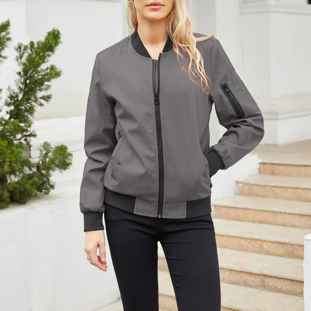 Chaqueta Varcity | chaqueta bomber casual para mujer