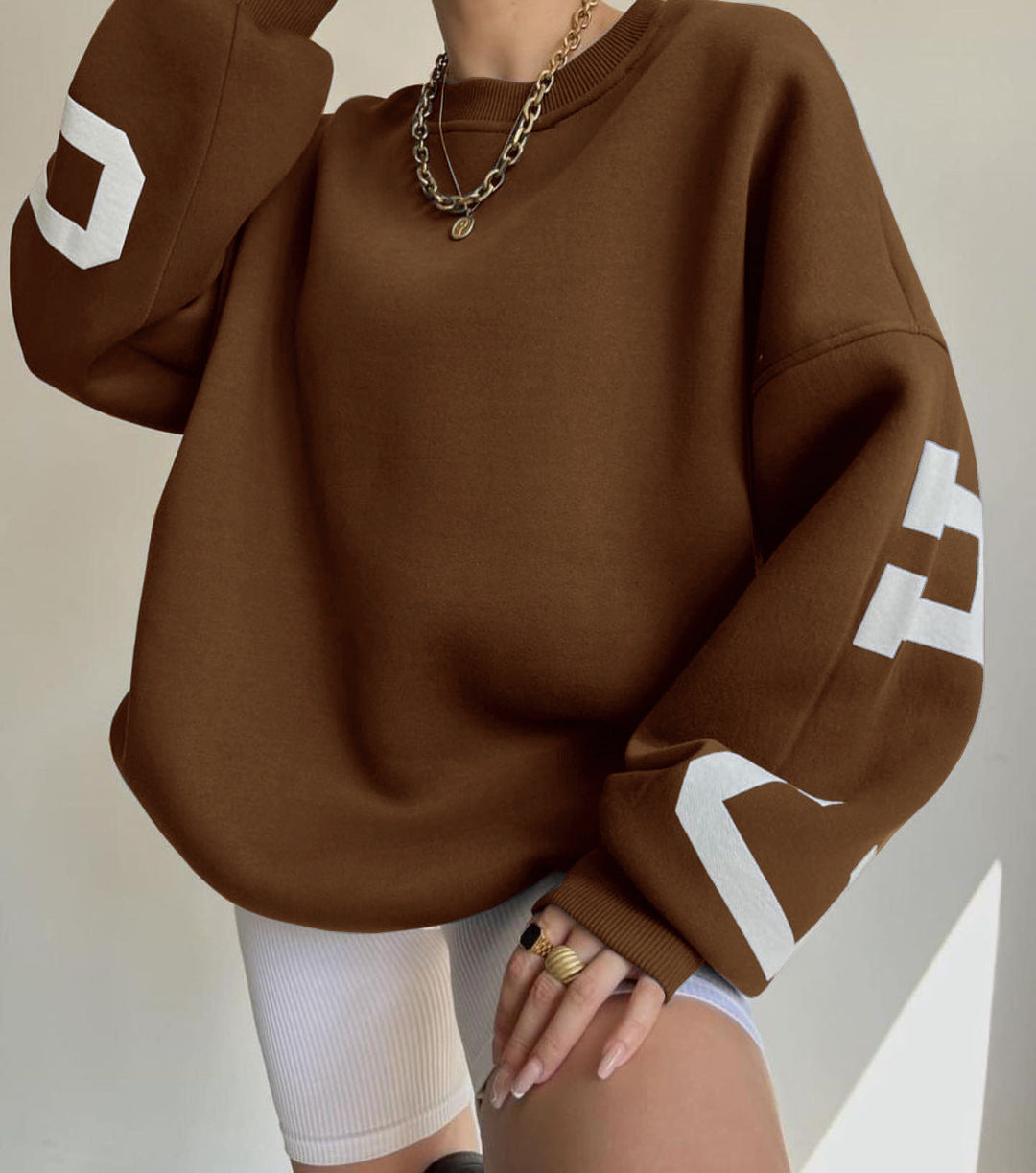 Sudadera oversize de mujer