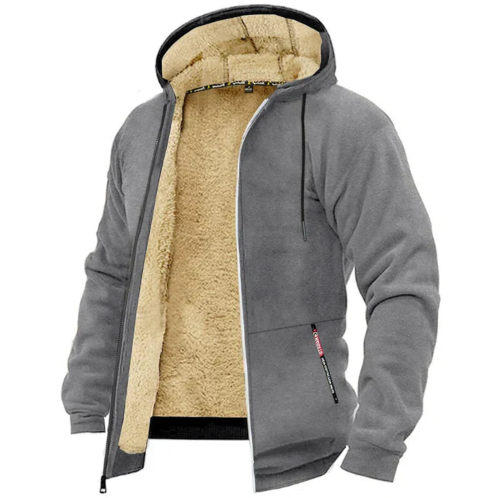 Chaqueta Ylwen | Chaqueta polar con capucha para hombre
