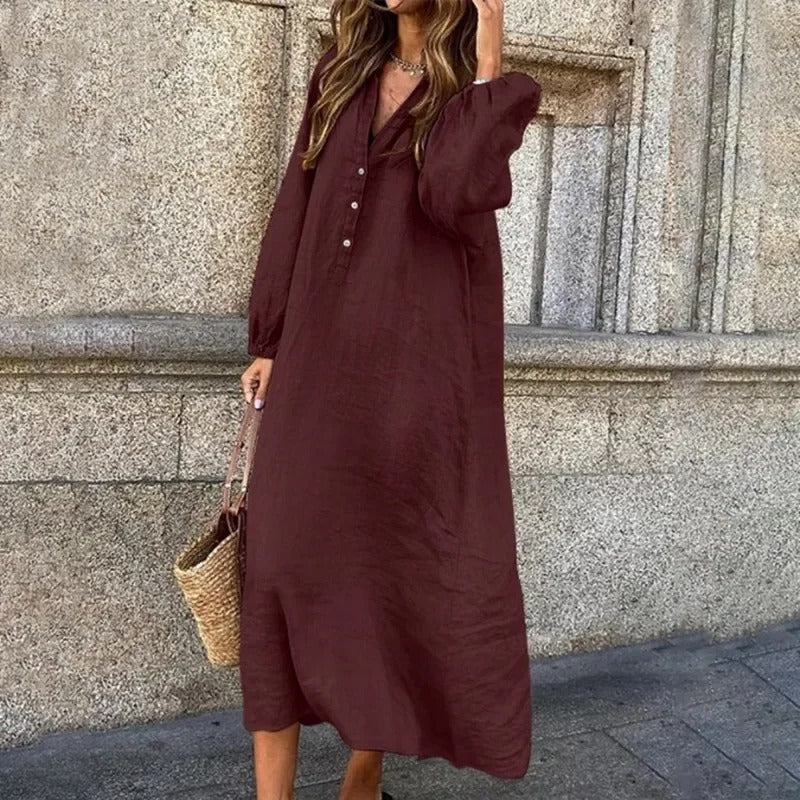 Adeline - Vestido camisero oversize