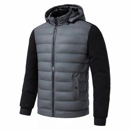 Luc | Abrigo de invierno informal con capucha para hombre