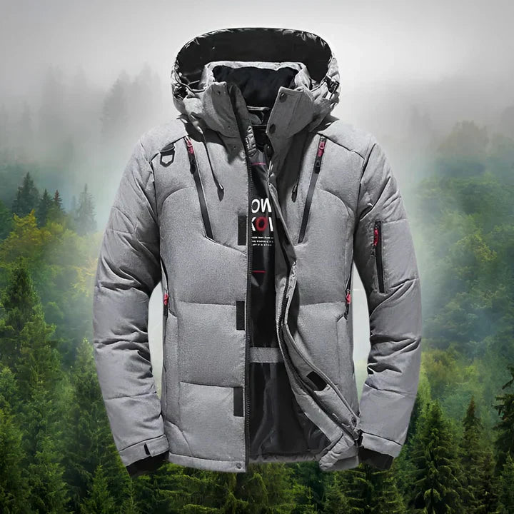 Chubasquero casual de longitud media con cordón para mujer | Ideal para otoño/invierno