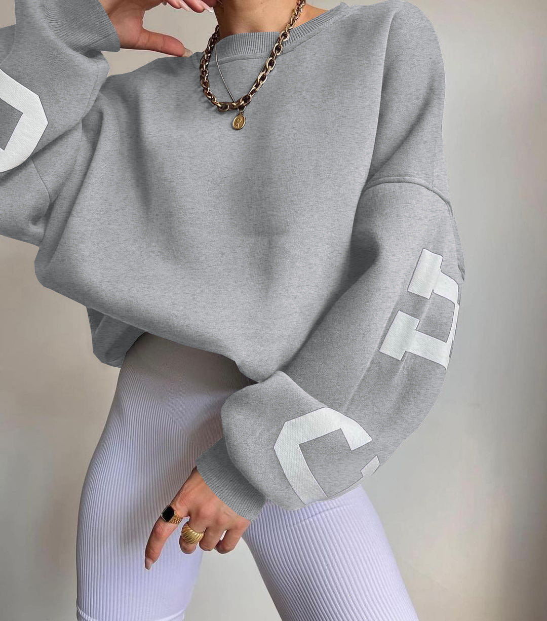 Sudadera oversize de mujer