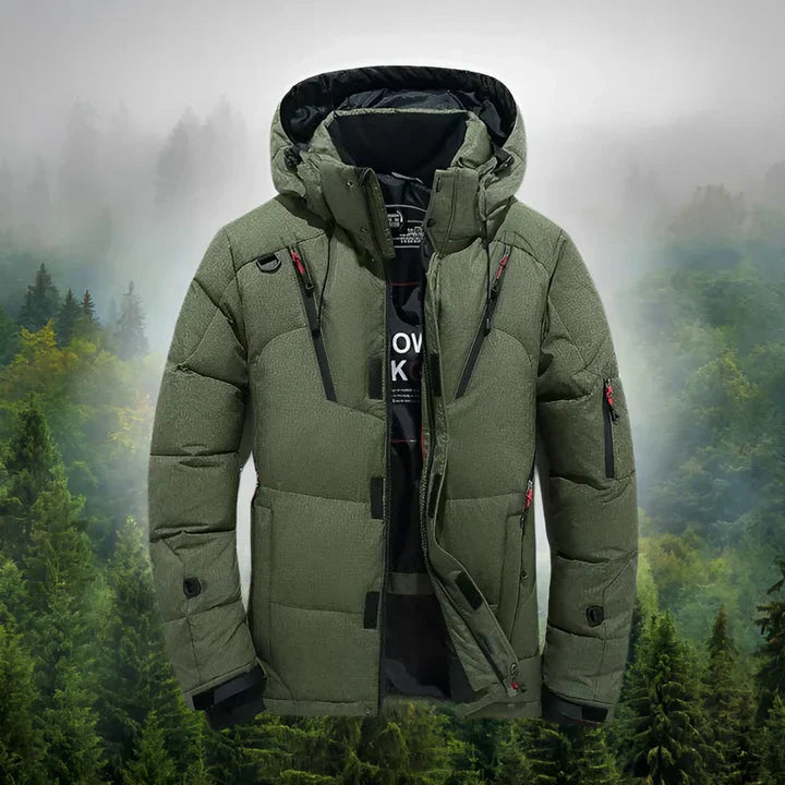 Chubasquero casual de longitud media con cordón para mujer | Ideal para otoño/invierno