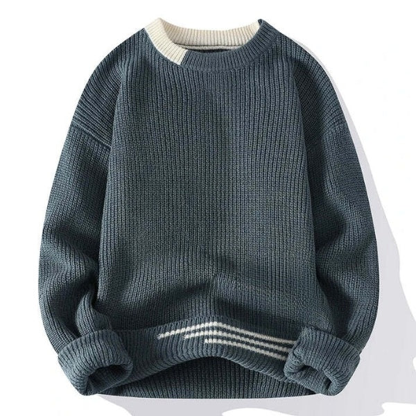 Moderno jersey de hombre con estampado en relieve: estilo y comodidad