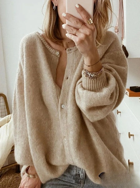 Chaqueta de punto suave y cómoda para todas las ocasiones