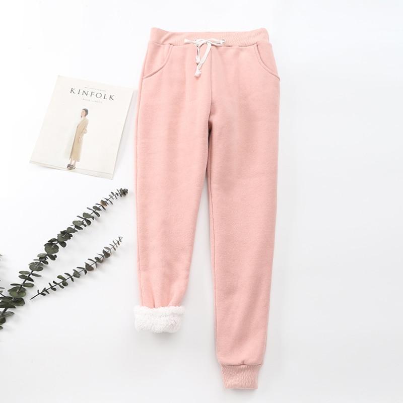 Hablar - Cómodo pantalón de chándal de algodón y cachemira