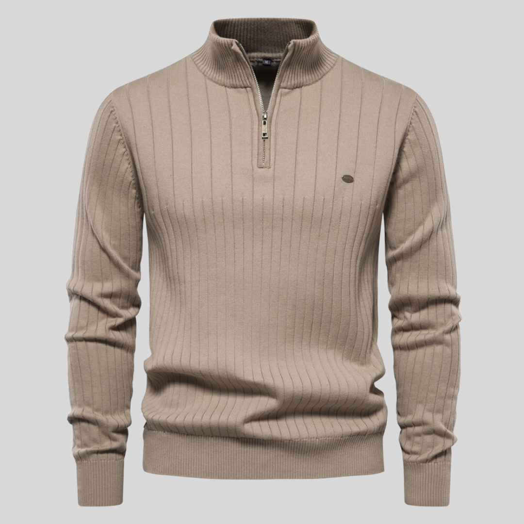 Ebert Sweater | Jersey de hombre con media cremallera