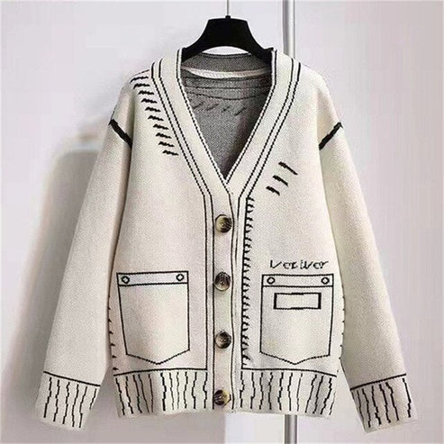 Chaqueta de punto ultramoderna con efecto calor para el frío