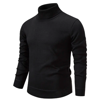 Lucciano Jersey de cuello alto 100% lana virgen