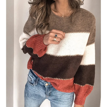 Acogedor jersey de mujer con un diseño original