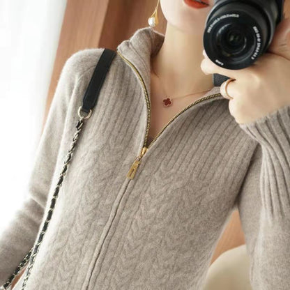 Leslie | Chaqueta de punto de cachemira