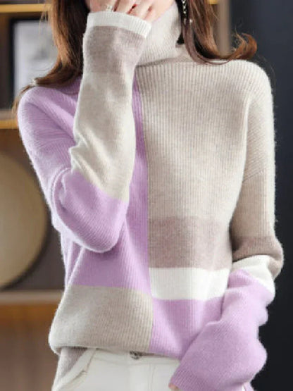 Riley | jersey clásico de cuello alto para mujer