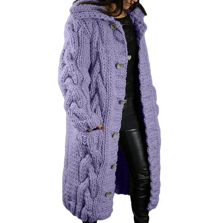 Cómodo cárdigan para mujer