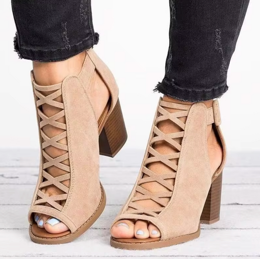Fiora® | Elegantes sandalias con cordones