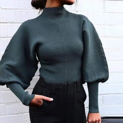 Analia - Chic Puff Sweater para Mujer