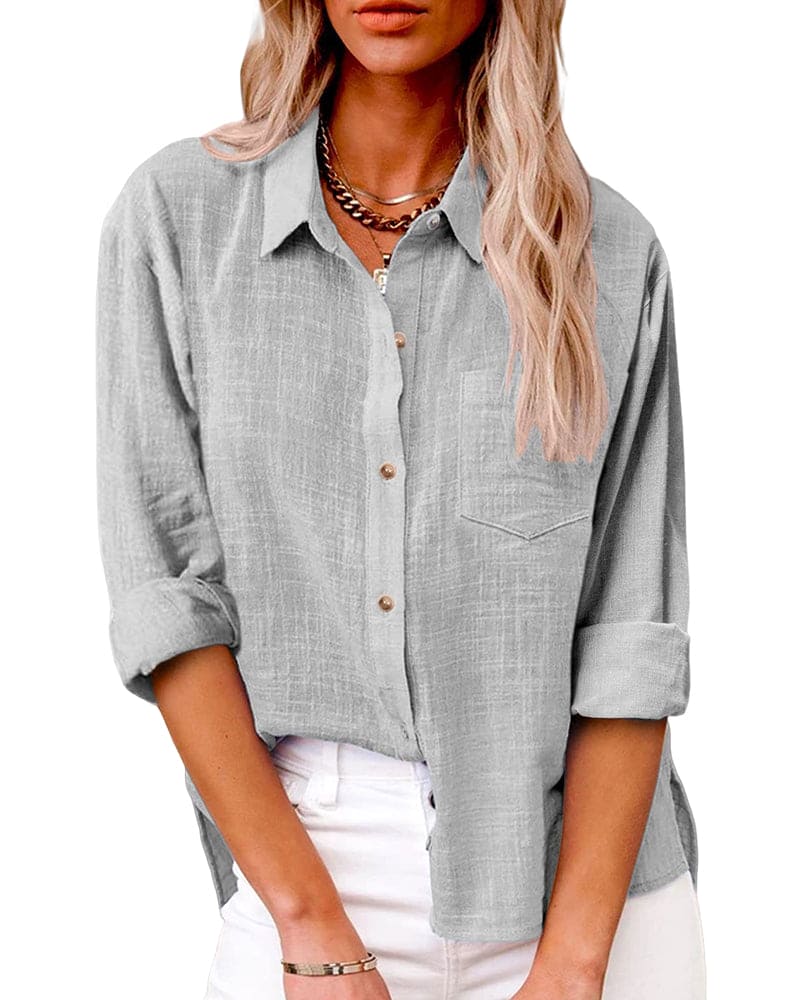 Elisa | Blusa de Manga Larga Práctica y Elegante