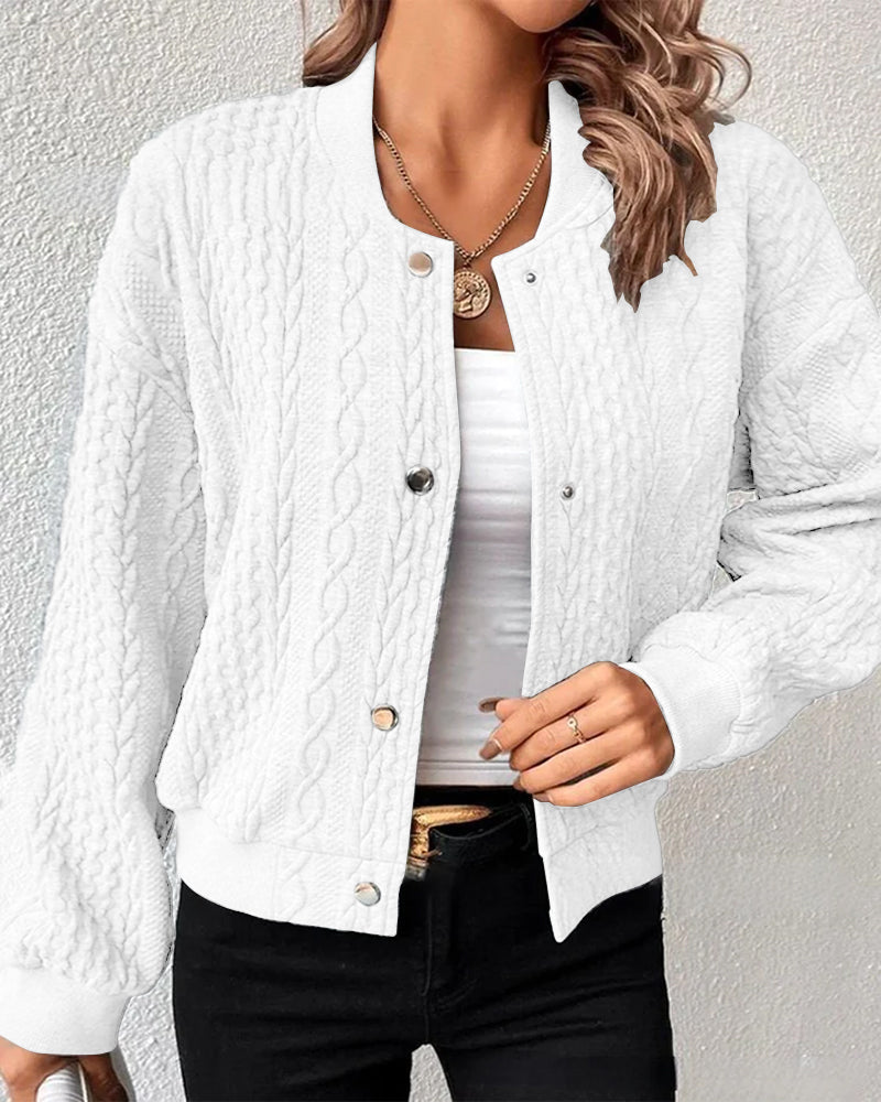 Ilse Jacq | Chaqueta de punto lisa con botones