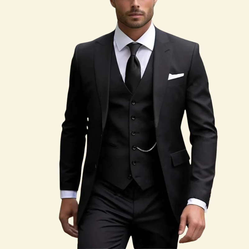 Męski Garnitur Slim Fit