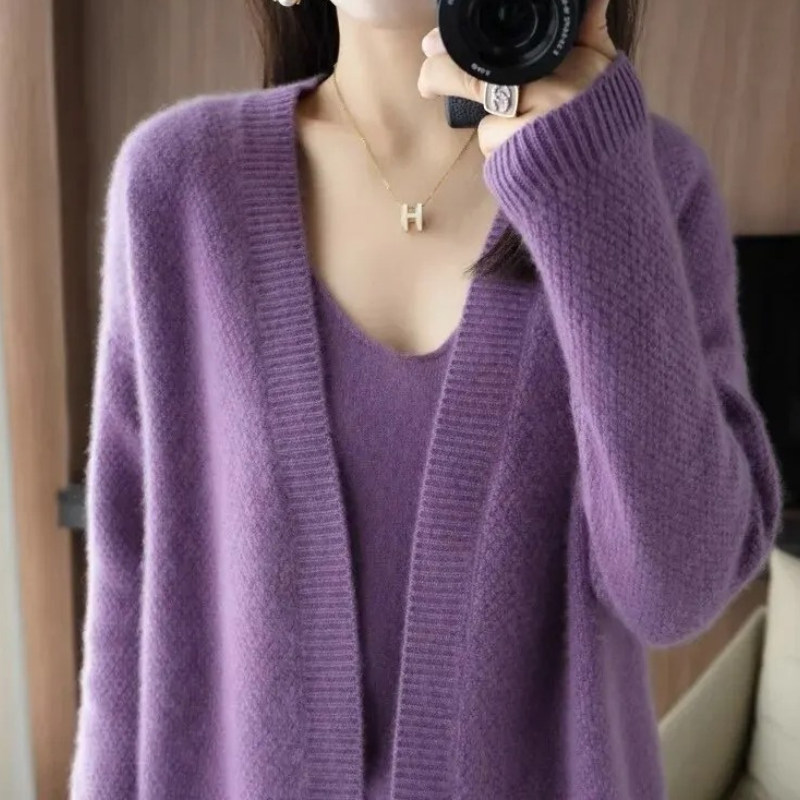 Chaleco Zhaniya | Chaleco de lana ligero para mujer