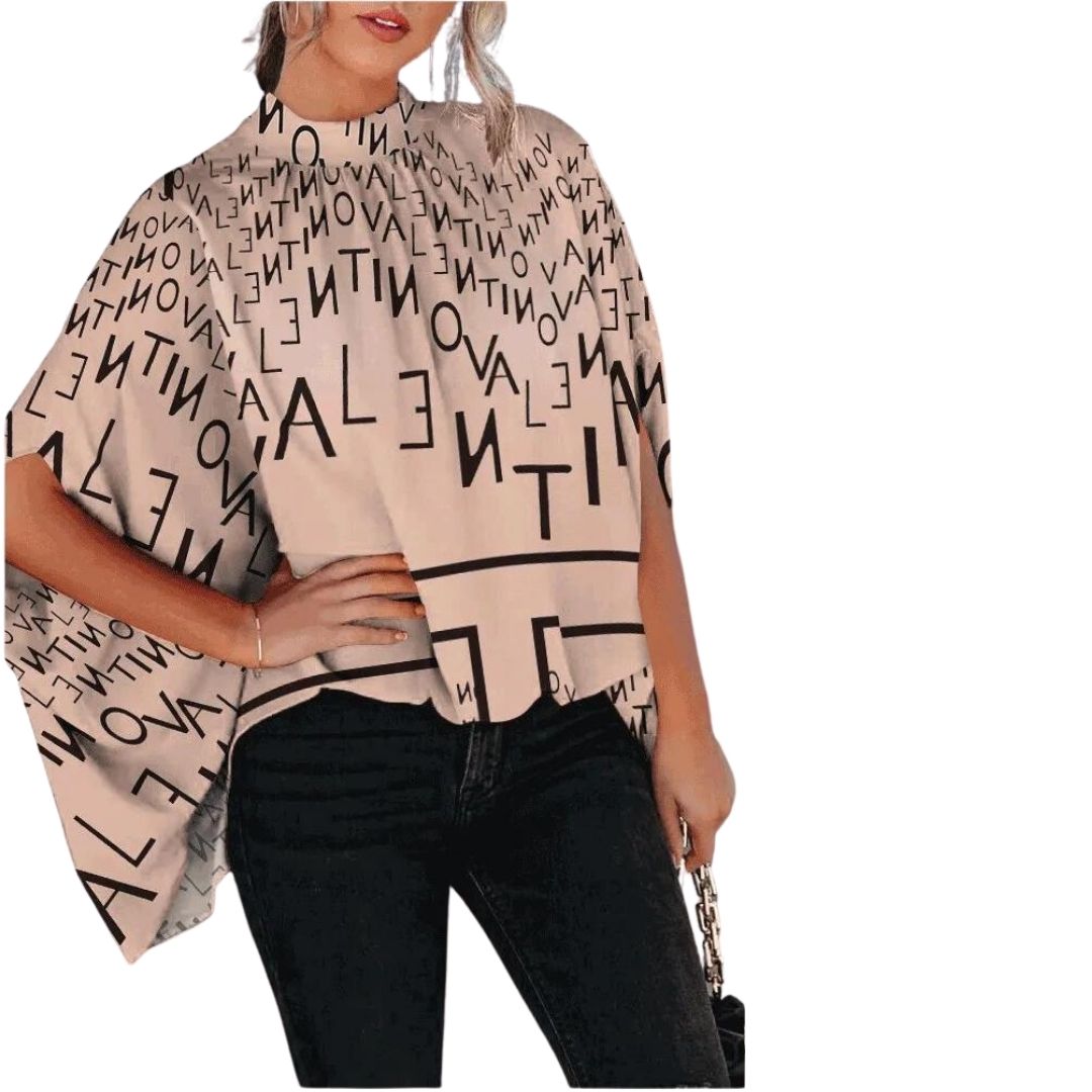 Kara | Elegante blusa con motivo abstracto