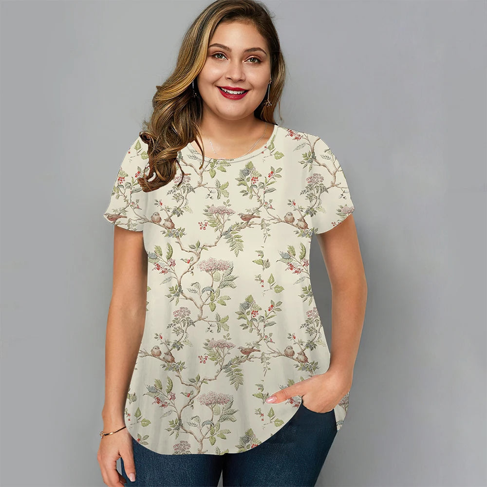 Camiseta Vardi Dante™ Lois Plus-Size | Merry & Summery