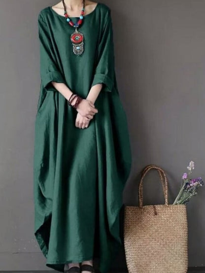 Vestido de mujer holgado en talla grande