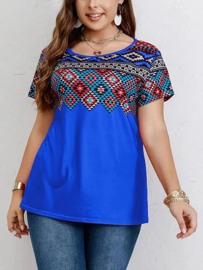 Camiseta Vardi Dante™ Luna Plus-Size | Casual & Cheerful