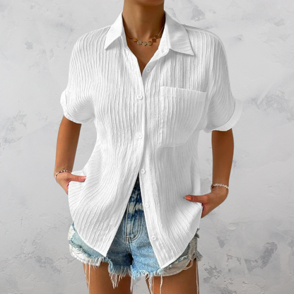 Fay | Blusa Casual Ligera con Cierre de Botones para Mujer