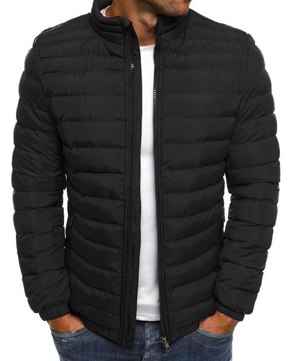Carlos | Chaqueta lisa con cuello alto en diferentes colores