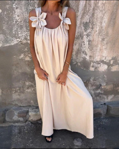 Vestido floral largo