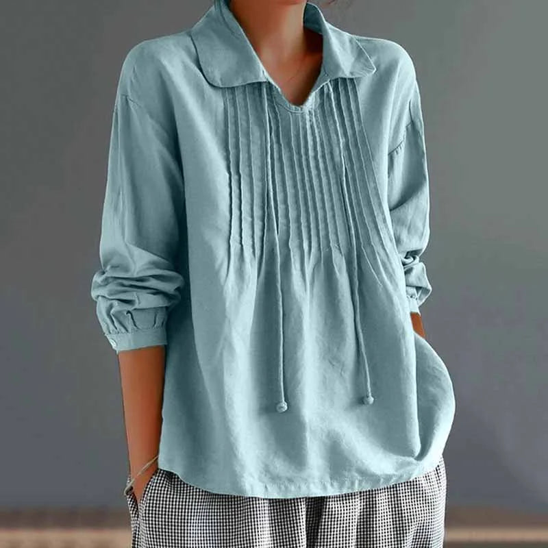Leny | Blusa plisada para mujer