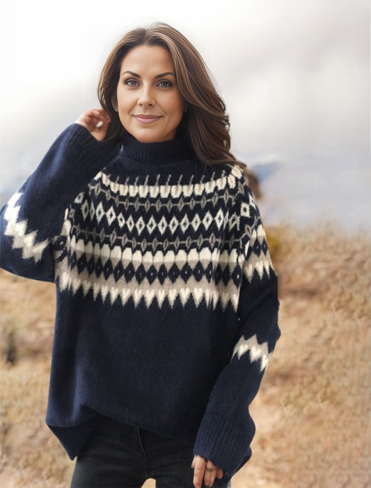 Valentia - Elegante jersey estampado para mujer