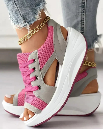 Amy | elegantes sandalias con plantillas en contraste y soporte para el arco del pie