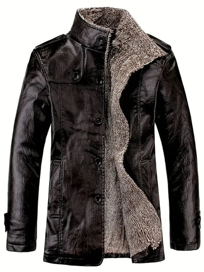 Taliesin | chaqueta de piel para hombre con forro polar