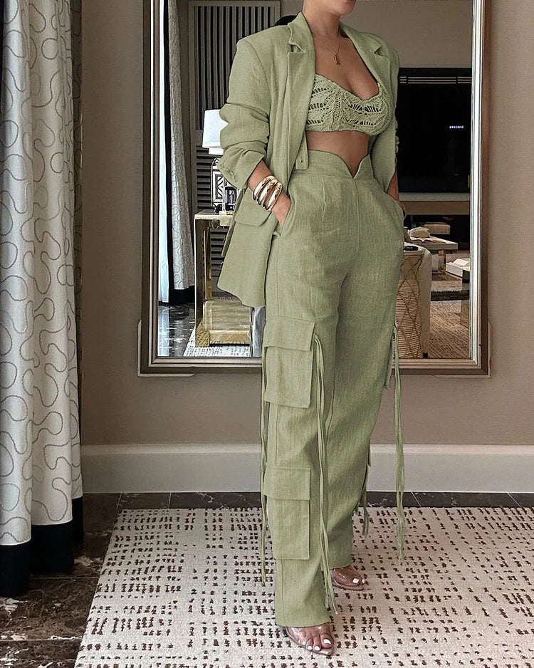 Claire - Elegante conjunto de dos piezas para mujer