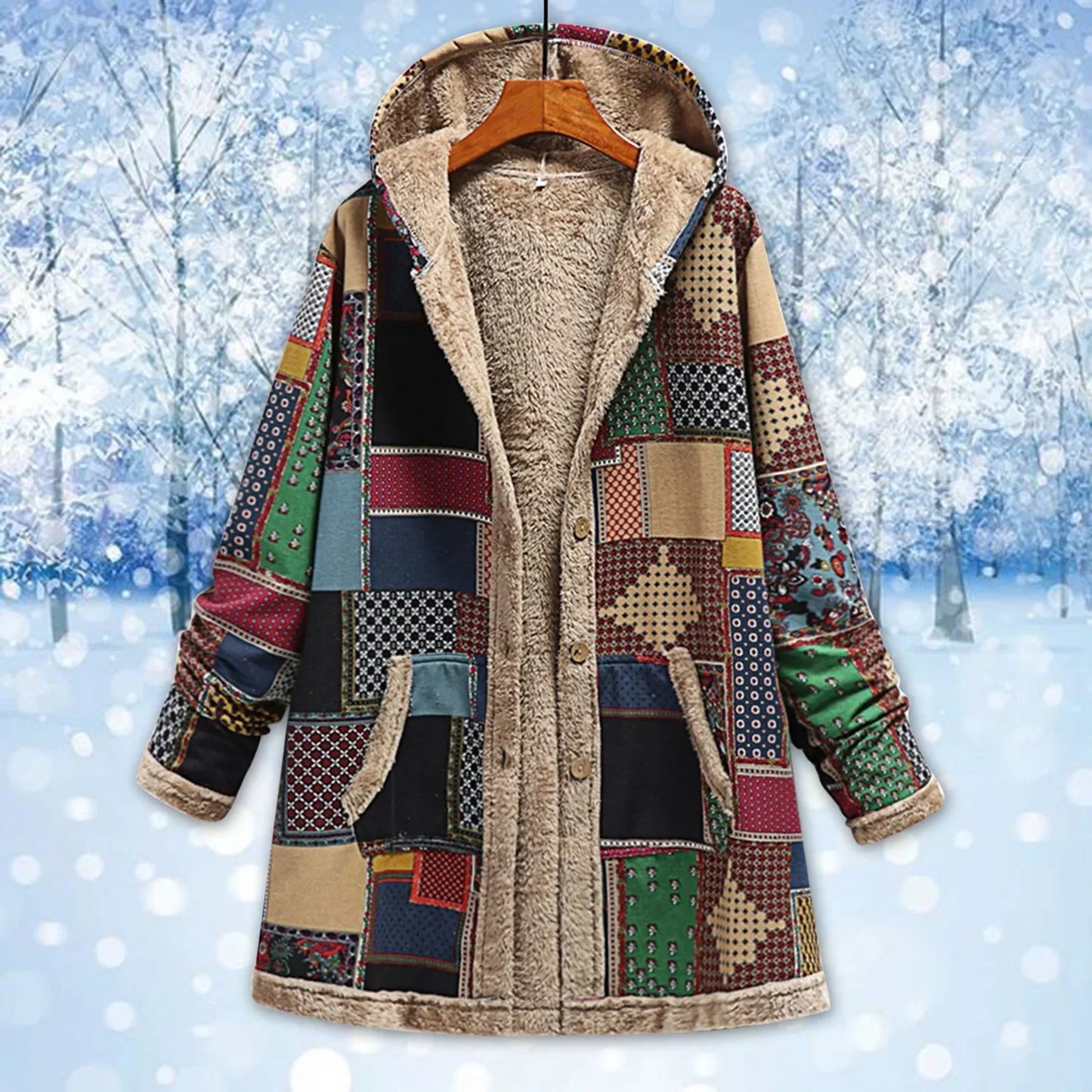 Lujosa chaqueta polar